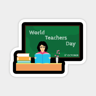 world teachers day Magnet