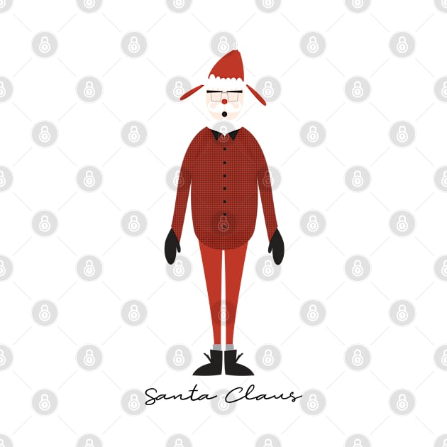 Hipster Santa Claus by CoffeeandTeas