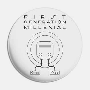 First Generation Millenial Pin