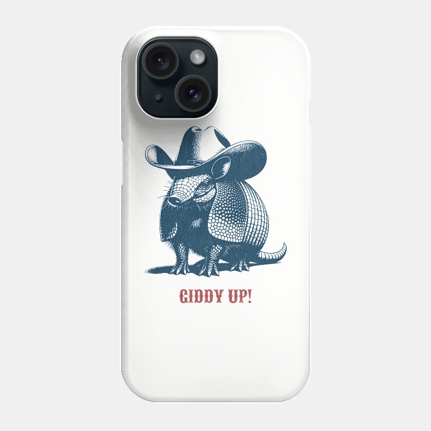 Giddy Up! Armadillo Phone Case by susanne.haewss@googlemail.com