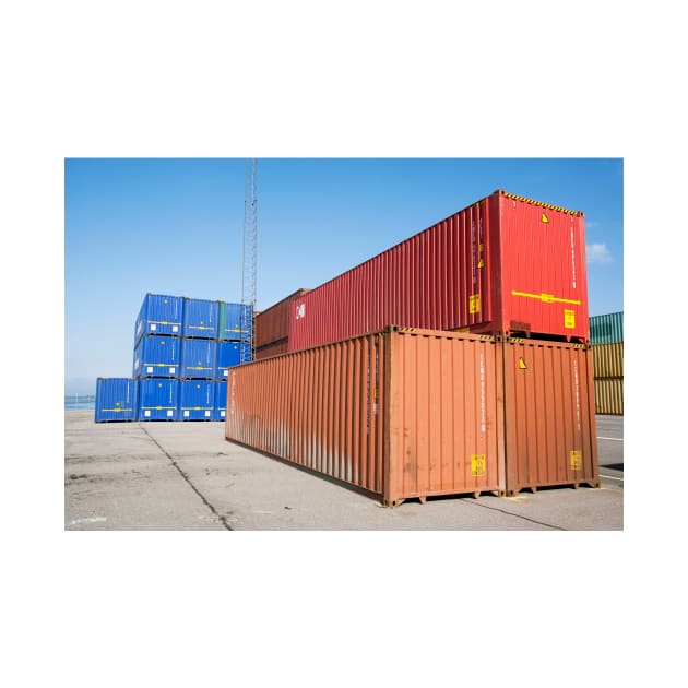 Shipping containers (C018/2855) by SciencePhoto