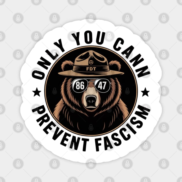 anti-trump Magnet by Creatifly Graphic Tees