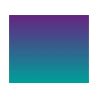 Ombre | Gradient Colors | Purple and Teal | T-Shirt