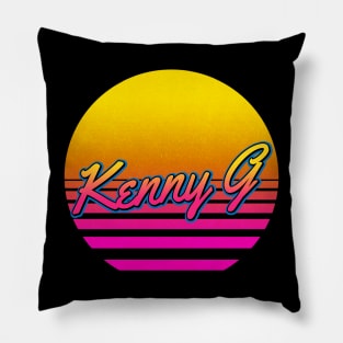 Kenny G Personalized Name Birthday Retro 80s Styled Gift Pillow