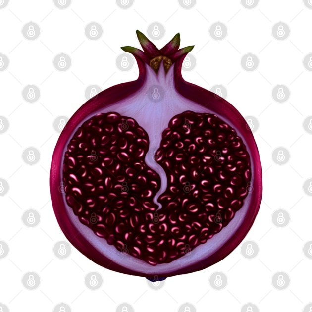 Pomegranite Heart by ColonelBaconBits