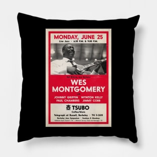 Wes Montgomery poster - Full House - Live at Tsubo - Berkeley, CA - 1962 Pillow