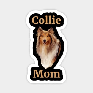 Collie Dog Mom Magnet