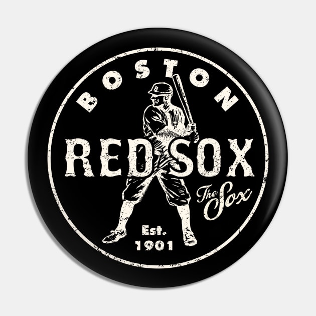 Vintage Boston Red Sox by Buck Tee Pin by Buck Tee