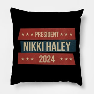 Vote Nikki Haley 2024 Pillow