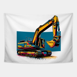 Excavator Tapestry