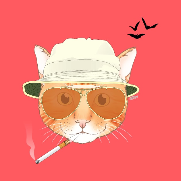 Fear and Loathing Cat - Ginger by meownarchy