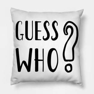 Guess Who Halloween Pillow