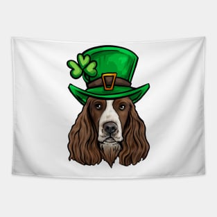 St Patricks Day English Springer Spaniel Tapestry