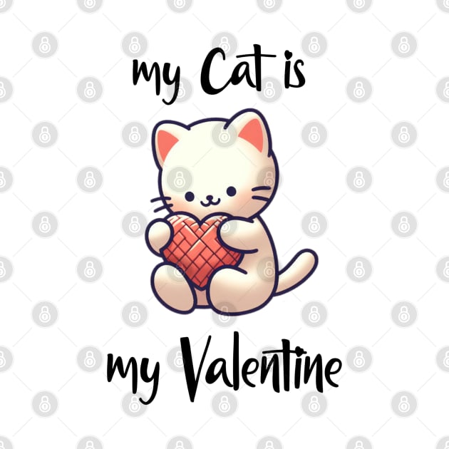 My cat is my valentine by ADERIUM