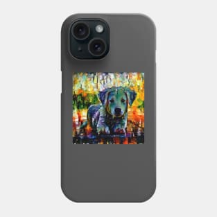 Cute puppy painting (pet, dog, pretty and hiking) Phone Case