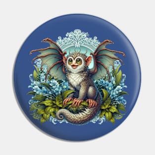 Monkey Dragon Pin