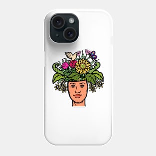 Mental health wellness nature inspiration Phone Case