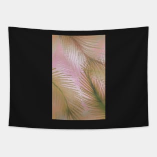 PRETTY PINK FEATHER PALM LEAF DECO POSTER EXOTIC BEACH ART PRINT Tapestry