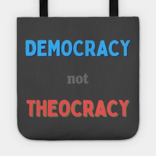 Democracy Not Theocracy Tote