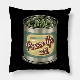 Energize with the strength of spinach Pillow