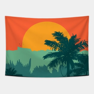 Jungle Exuberance. Sunset Tapestry