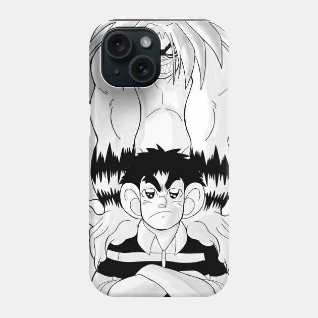 ushio and tora black and whiter version Phone Case by Aat8 