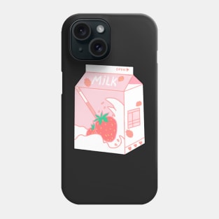 Strawberry milk Phone Case