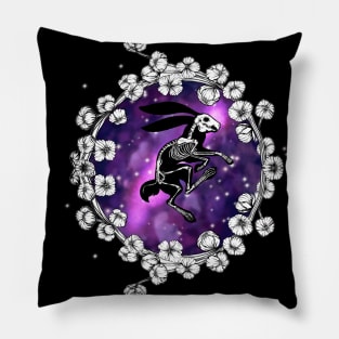 Bunny galaxy Pillow