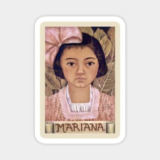 Portrait of Mariana Morillo Safa by Frida Kahlo Magnet