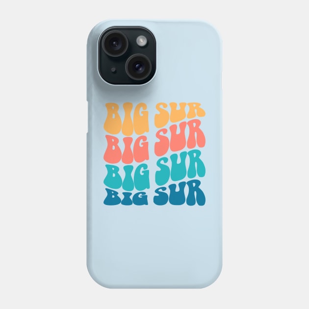 Big Sur Hippie Vintage Phone Case by Big Sur California 