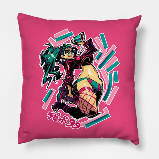 Jet Set Radio : Rapid 99 Pillow by Rafchu