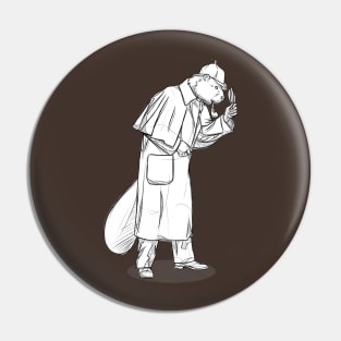 The Dam-Building Detective Pin