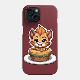 baby lion cake Phone Case