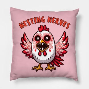 Anxiety chicken Pillow