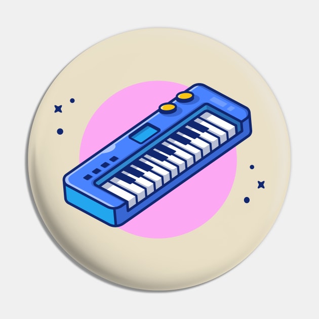 Keyboard Piano Music Pin by Catalyst Labs