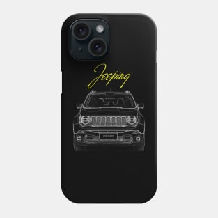 Jeeper 4x4 SUV Front & Rear View Phone Case