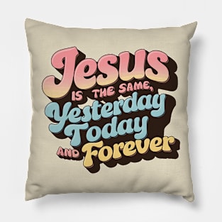 Timeless Jesus Affirmation Design Pillow