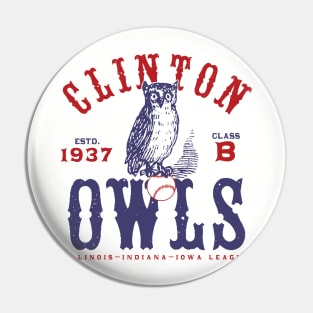 Clinton Owls Pin