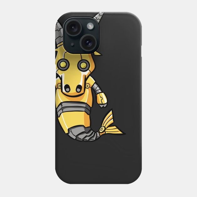 Capricorn robotic zodiac sign Phone Case by wtama