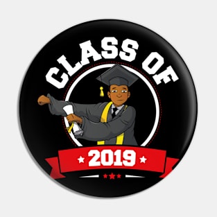 Flossing Graduation Class Of 2019 Men Funny Pin