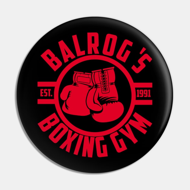 Balrog's boxing gym Pin by carloj1956