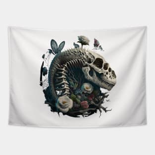 Dinosaur Skull Tapestry