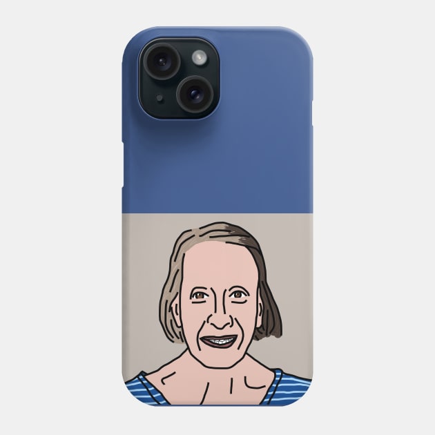 Portrait of My 85 Year Old Mother Phone Case by ellenhenryart