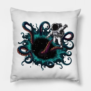 Astronaut Space Tentacles Pillow