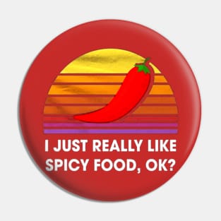 Foodie Gift Hot Sauce Pin