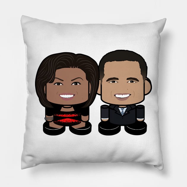 Mr. & Mrs. Obamabot POLITICO'BOT Toy Robot Pillow by Village Values