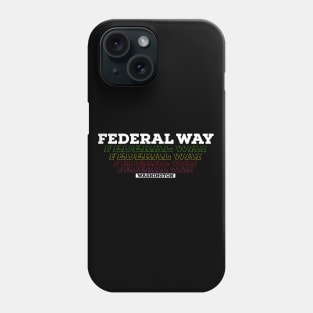 I Love Federal Way Washington USA Vintage Phone Case