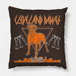 Cleveland Browns Rock Concert Tee Pillow