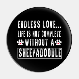 Sheepadoodle Pin