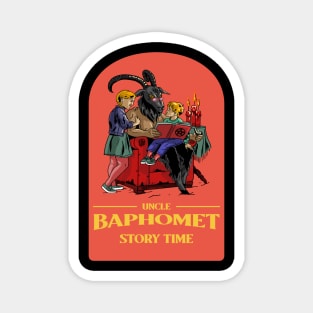 Funny Satanic Baphomet Magnet